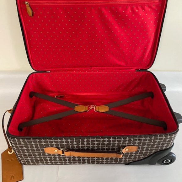 kate spade Bags Kate Spade Chocolate Classic Noel Carry On Wheeled